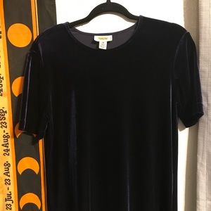 Vintage 90s velvet dress